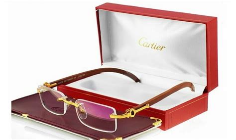 authentic Cartier glasses men